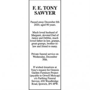 F.E. Tony Sawyer