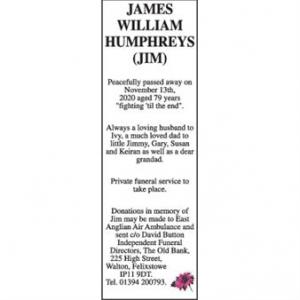 James William Humphreys (Jim)