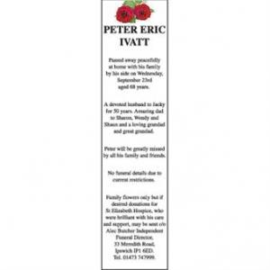 Peter Eric Ivatt