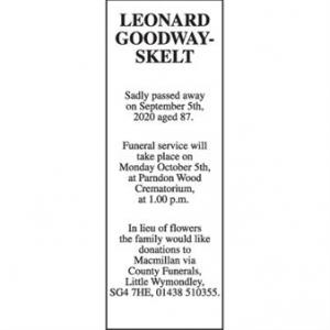 LEONARD GOODWAY-SKELT