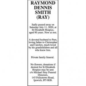 Raymond Dennis Smith (Ray)