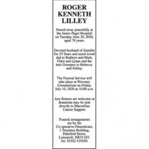 Roger Kenneth Lilley