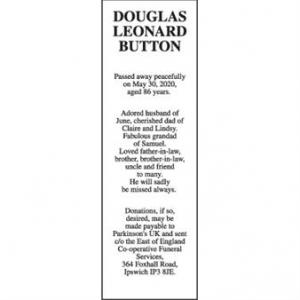 DOUGLAS LEONARD BUTTON