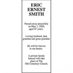 ERIC ERNEST SMITH