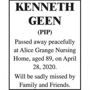 KENNETH GEEN (PIP)