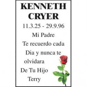 KENNETH CRYER