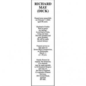 RICHARD MAY (DICK)