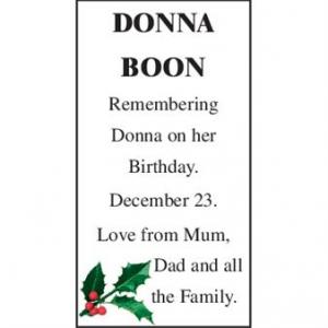 DONNA BOOM