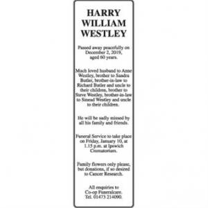 Harry William Westley