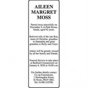 Aileen Margaret Moss