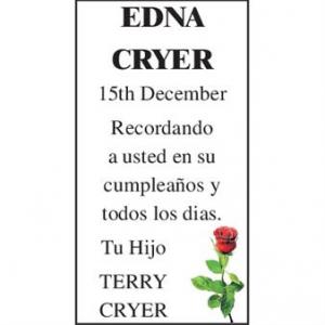 EDNA CRYER