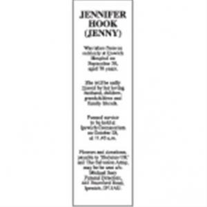 JENNIFER HOOK (JENNY)