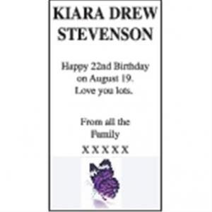 KIARA DREW STEVENSON