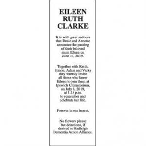 EILEEN RUTH CLARKE