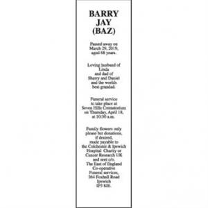 BARRY JAY (BAZ)