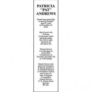 PATRICIA "PAT" ANDREWS