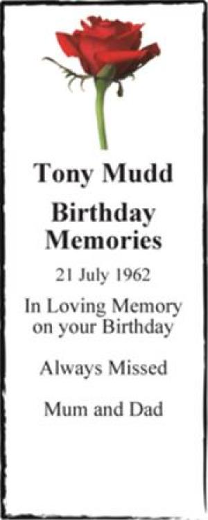 Tony Mudd