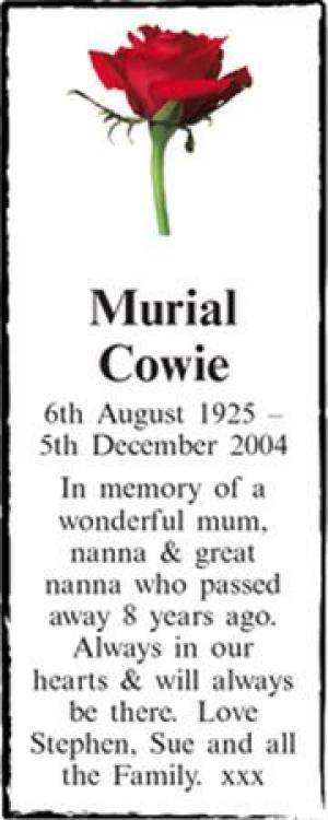 Murial Cowie