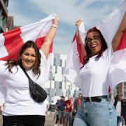 Genna Measures and Louise Henry are rooting for England