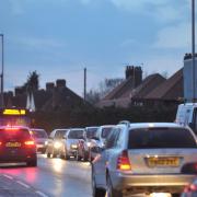 Ipswich gridlocked by an A14 closure. Picture: SARAH LUCY BROWN