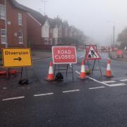 St John's Road has been closed as UK Power Networks carries out work in the area this week