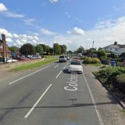 Temporary traffic lights have been put in place in Colchester Road