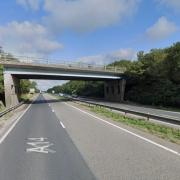 The crash happened on the A14