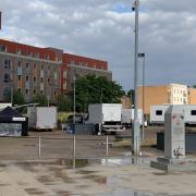 A film crew have been spotted at Ipswich Waterfront