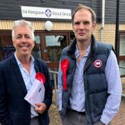 Kevin Craig with former Central Suffolk and North Ipswich MP Dr Dan Poulter who gave Mr Craig his backing after defecting from Conservative to Labour