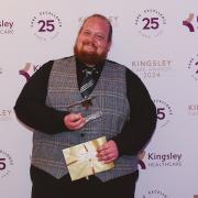 Suffolk-based chef, Andy Gray, celebrated his award