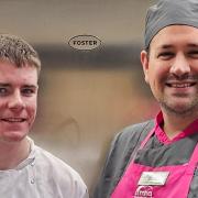 Nathan Morton (left) is set to work in a top Michelin star restaurant in London