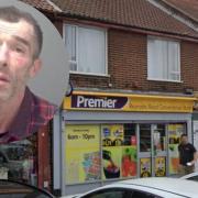 Mark Ely has been jailed for 45 months relating to two incidents in Ipswich stores.