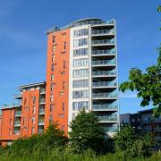 A penthouse apartment with views of Ipswich is on the market for £280,000