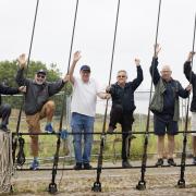 Six Royal Navy servicemen have reunited at HMS Ganges 60 years after starting their basic training