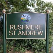 The new signs as you enter Rushmere hope to celebrate the area