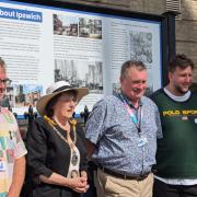 Maritime heritage was celebrated with a new information board during the open day.