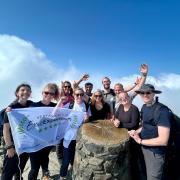 The Vertas team raised over £3K with their trip up Snowdon