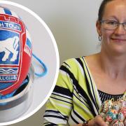 Ukrainian mum of four spreads culture by painting egg for Ipswich Town