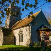 The tower at St Ethelbert's Church in Falkenham is in need of urgent repairs