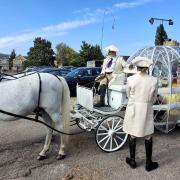 The carriage ride was a dream come true for resident Sylvia Ratcliffe.