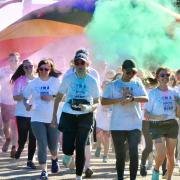 This year was the first time the hospital charity has hosted a colour run.