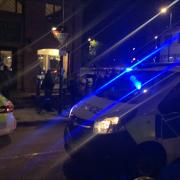 Police were at the scene of an incident in Duke Street, Ipswich