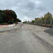 Work on the new link road in west Ipswich is ongoing