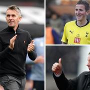 Ipswich Town manager Kieran McKenna (left) has been reflecting on his time working with the likes of Harry Kane (top right) and Harry Redknapp (bottom right) at Tottenham Hotspur.