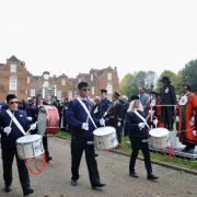 A parade was held in Christchurch Park on Remembrance Sunday