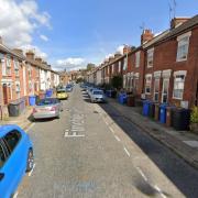 A flat fire broke out in Ipswich on Monday night