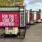 The Ipswich.Love exhibition showcasing love letters to the town.