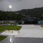 Rain had the final say in the fifth T20 in St Lucia (Ricardo Mazalan/AP)