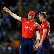 Jos Buttler, left, has relished being closer to his bowlers (Ricardo Mazalan/AP)