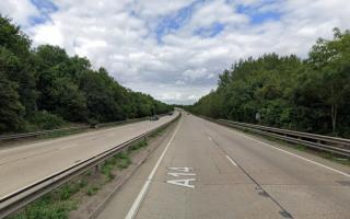 A long stretch of the A14 near Ipswich will close for two months